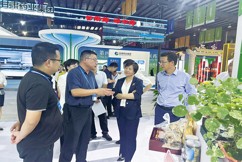 我公司设计施工的陇南馆亮相第四届中国（甘肃）中医药产业博览会
